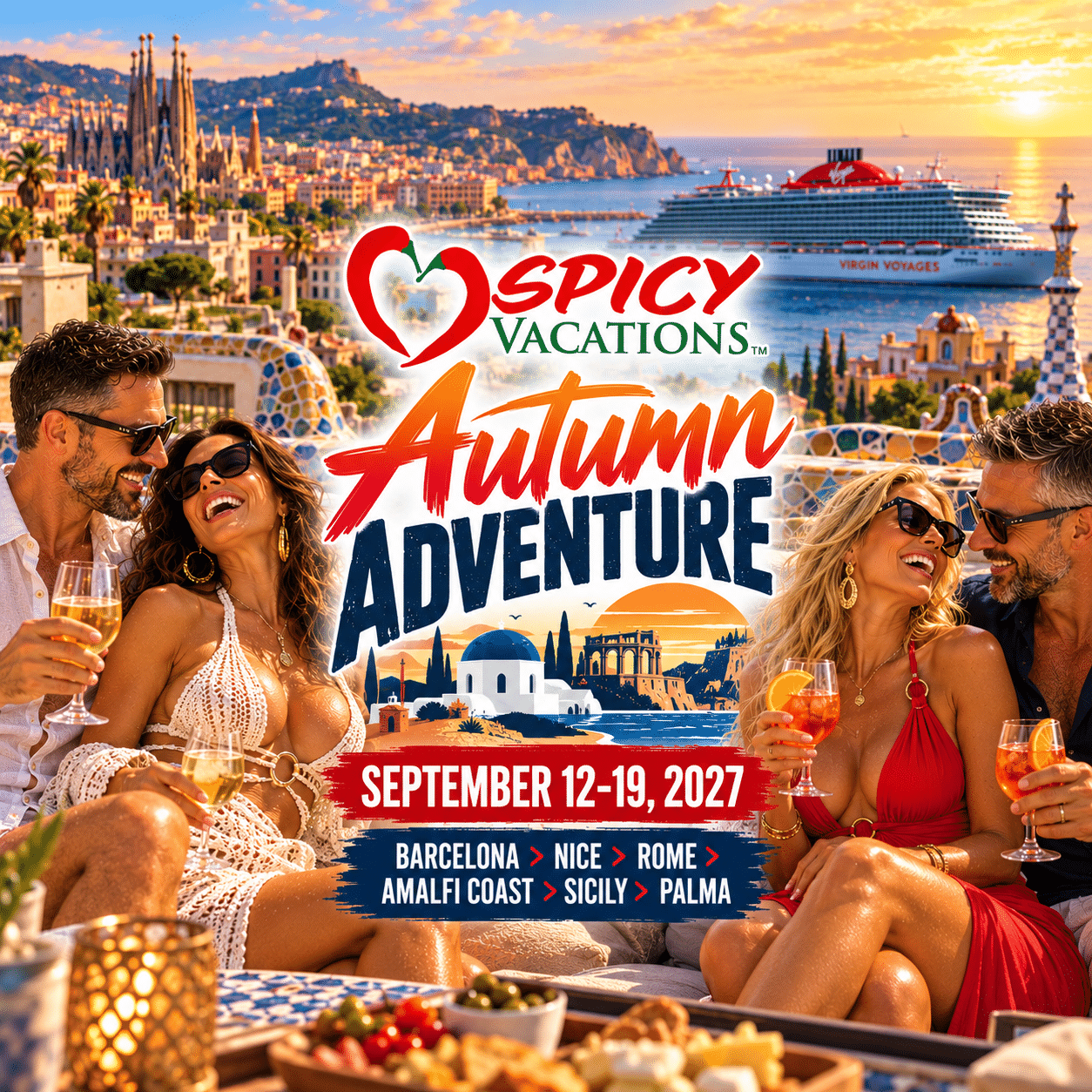Autumn Adventure 2027 hosted Virgin Voyages community cruise