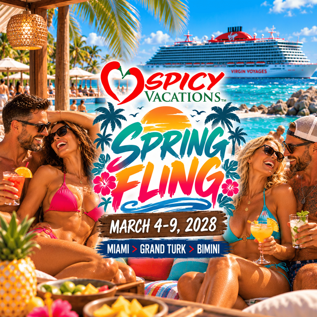 Virgin Voyages Spring Fling | March 4-9, 2028
