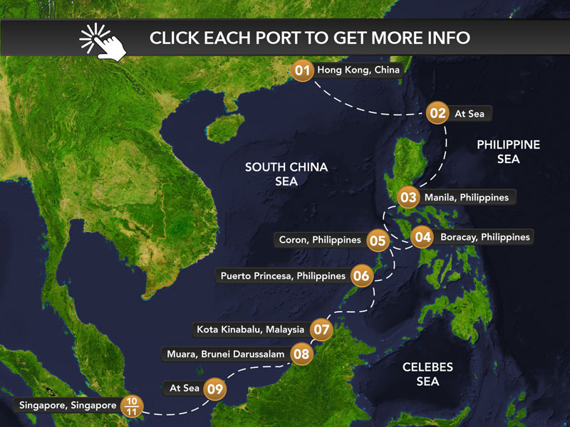 Desire Hong Kong to Singapore Cruise 2028 | January 16–26